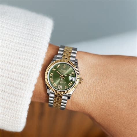 2017 rolex datejust 31 olive green|Rolex oyster dial.